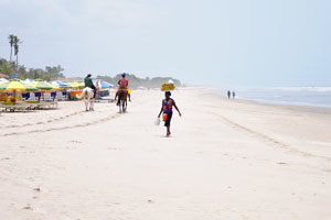 Eastern Part of the Labadi Beach Ghana